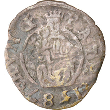 Coin, Hungary, Rudolf II, Denar, 1587, Kremnitz, VF(30-35), Silver