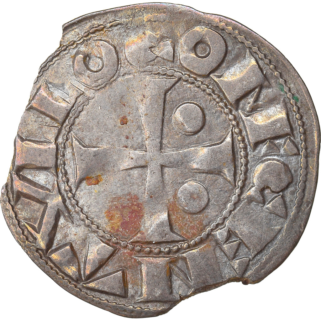 Monnaie, France, Béarn, Les Centulles, Denier, Morlaas, TB+, Argent