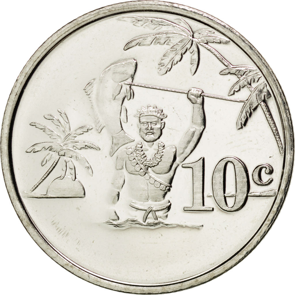 Tokelau, 10 Cents, 2012, KM #New, MS(63), Nickel plated steel, 6.01