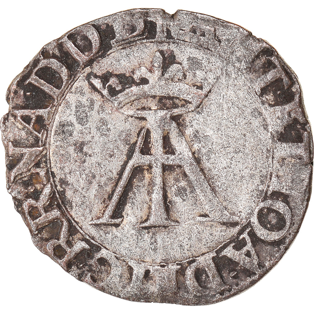 Monnaie, France, NAVARRE-BEARN, Antoine de Bourbon & Jeanne d'Albret, Liard