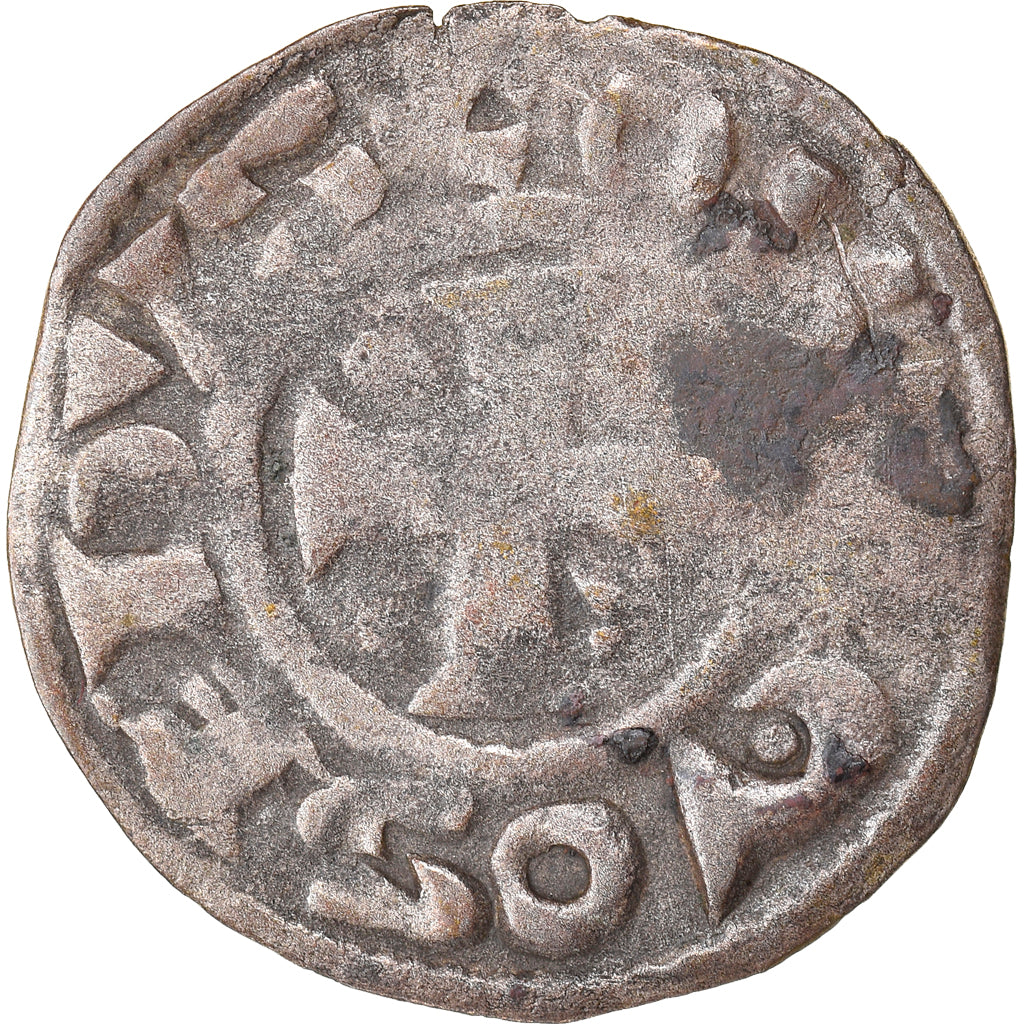 Moneta, Francja, Berry, Geoffroy II de Donzy, Denarius, 1060-1160, Gien