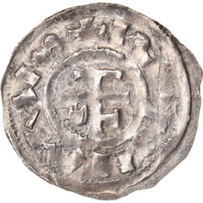 Moneta, Francja, Normandie, Richard Ier, Denarius, 960-980, Rouen, EF(40-45)