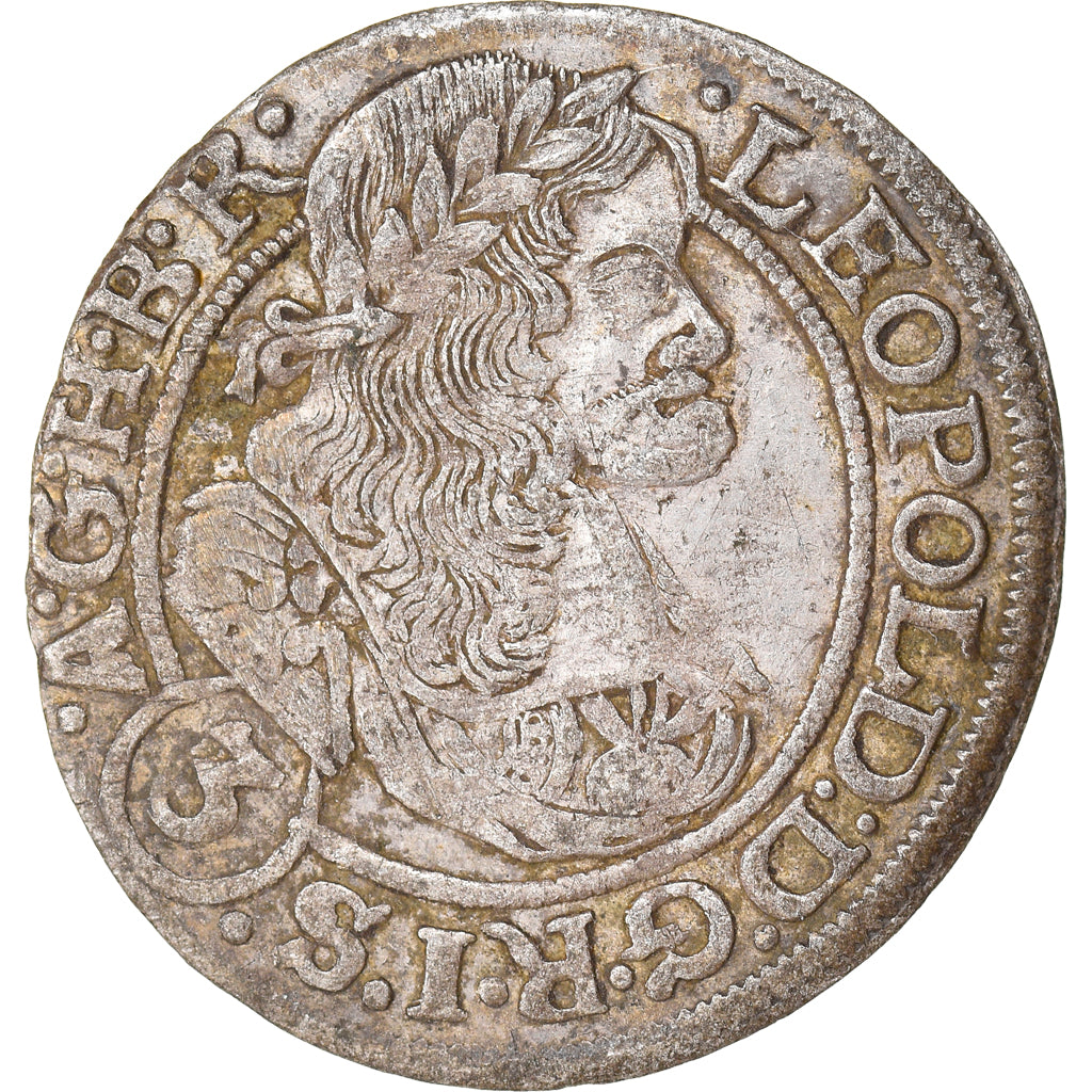 Monnaie, Autriche, Leopold I, 3 Kreuzer, 1670, Vienna, TTB, Argent, KM:1169