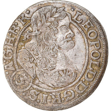Monnaie, Autriche, Leopold I, 3 Kreuzer, 1670, Vienna, TTB, Argent, KM:1169