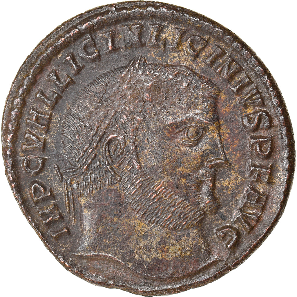 Coin, Licinius I, Follis, 313-314, Heraclea, AU(50-53), Bronze, RIC:6.