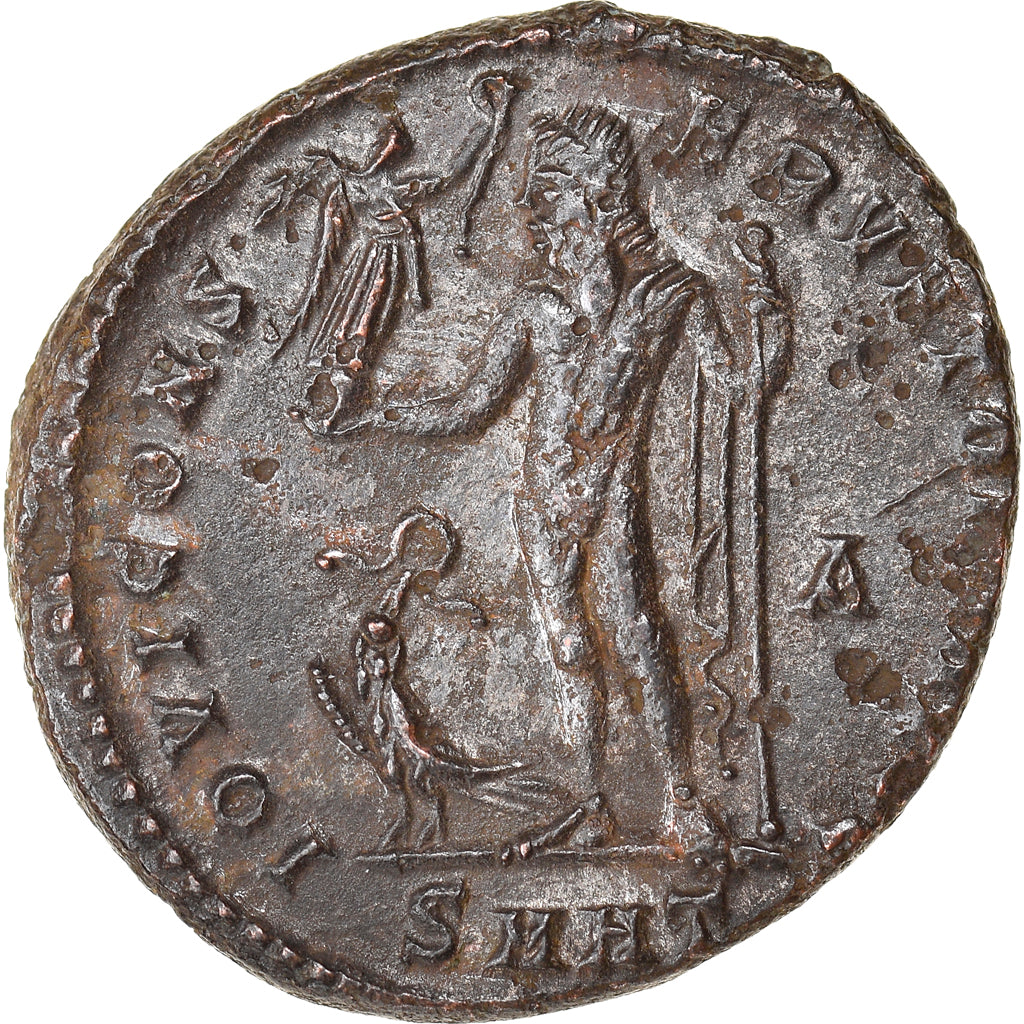 Coin, Licinius I, Follis, 313-314, Heraclea, AU(50-53), Bronze, RIC:6.