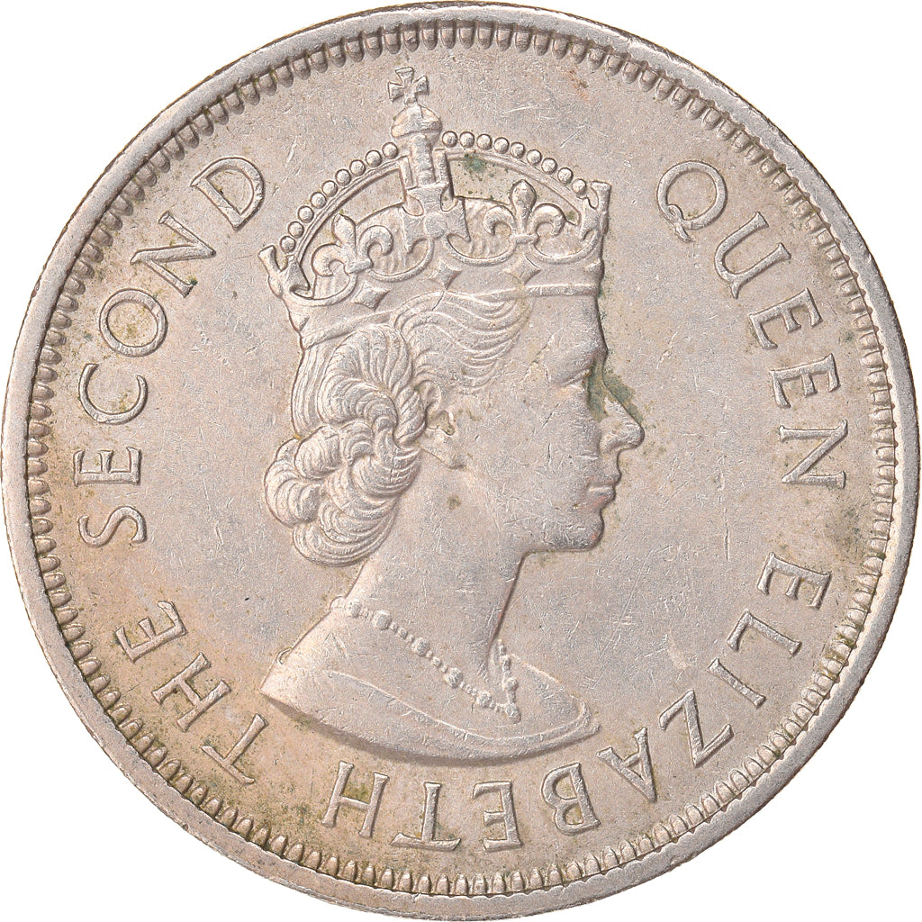 Monnaie, Hong Kong, Elizabeth II, Dollar, 1970, Heaton, TTB, Copper-nickel