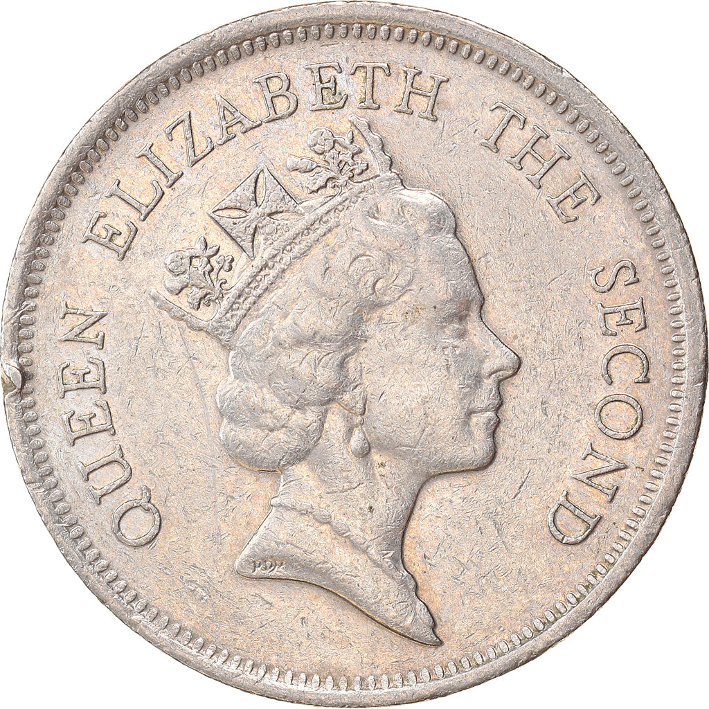 Monnaie, Hong Kong, Elizabeth II, Dollar, 1989, TTB, Copper-nickel, KM:63