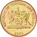 TRINIDAD & TOBAGO, Cent, 2003, KM #29, MS(63), Bronze, 17.76, 1.94