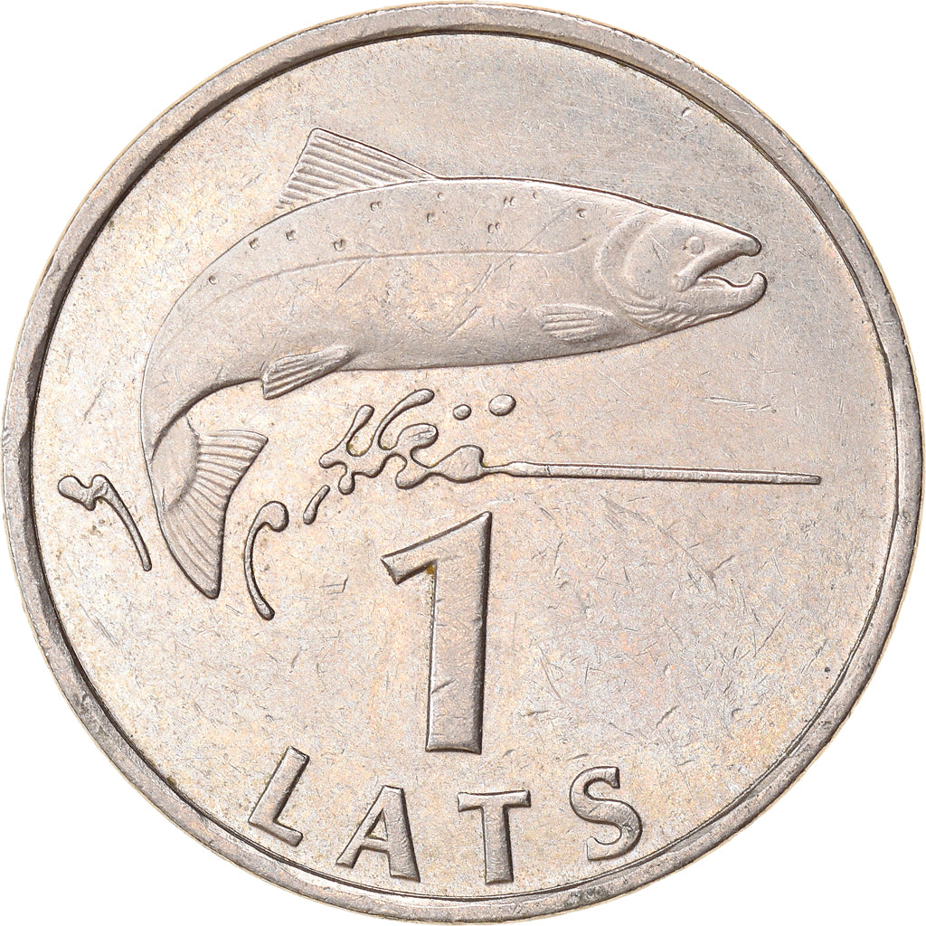 Moneta, Lettonia, Lats, 1992, SPL, Rame-nichel, KM:12