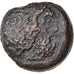 Coin, Egypt, Ptolemy II Philadelphos, Bronze Æ, 264-263 BC, Sicily, VF(20-25)