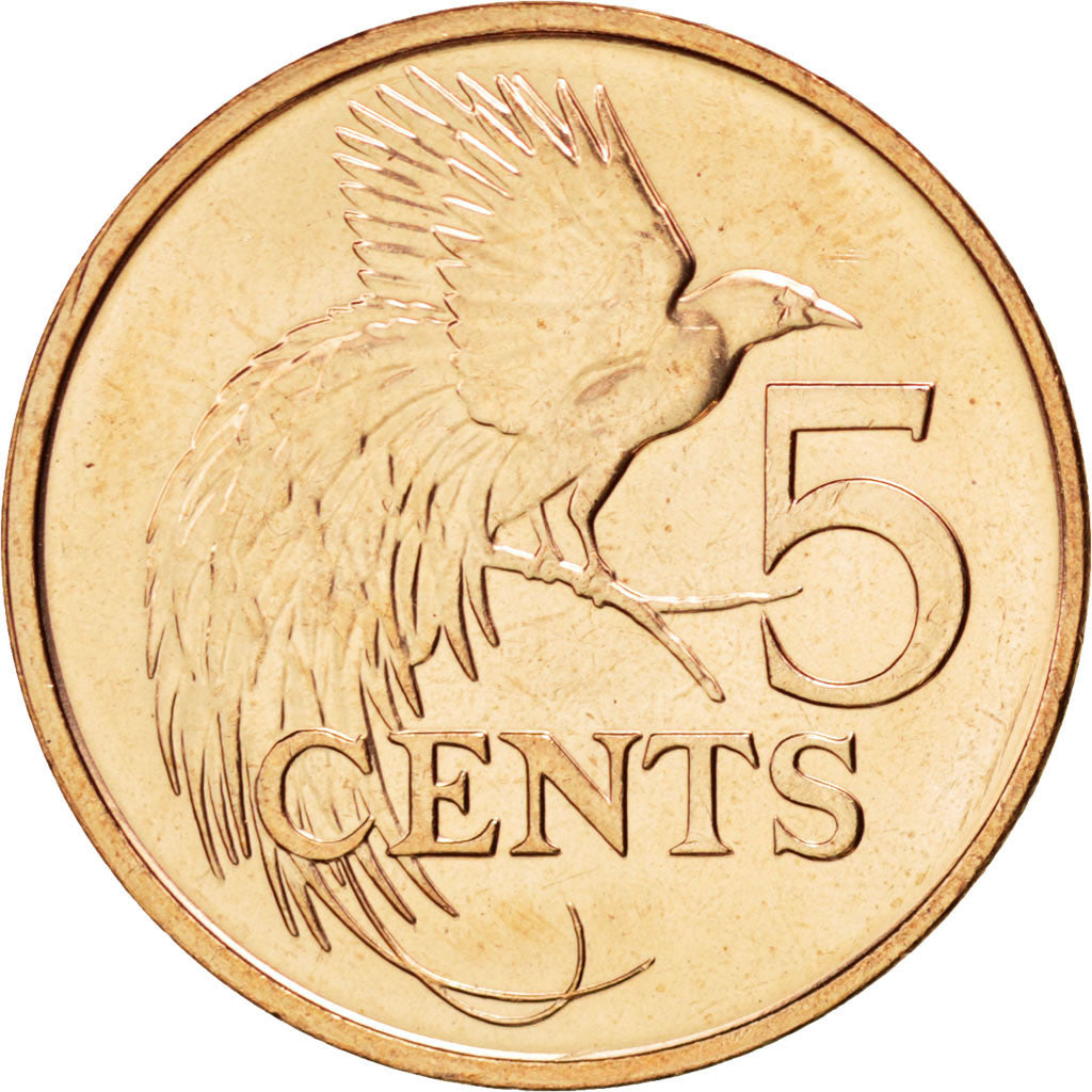 Moneta, TRINIDAD E TOBAGO, 5 Cents, 2006, SPL, Bronzo, KM:30
