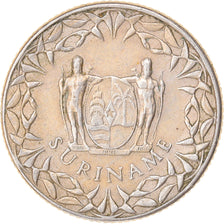 Coin, Surinam, 25 Cents, 1966, EF(40-45), Copper-nickel, KM:14