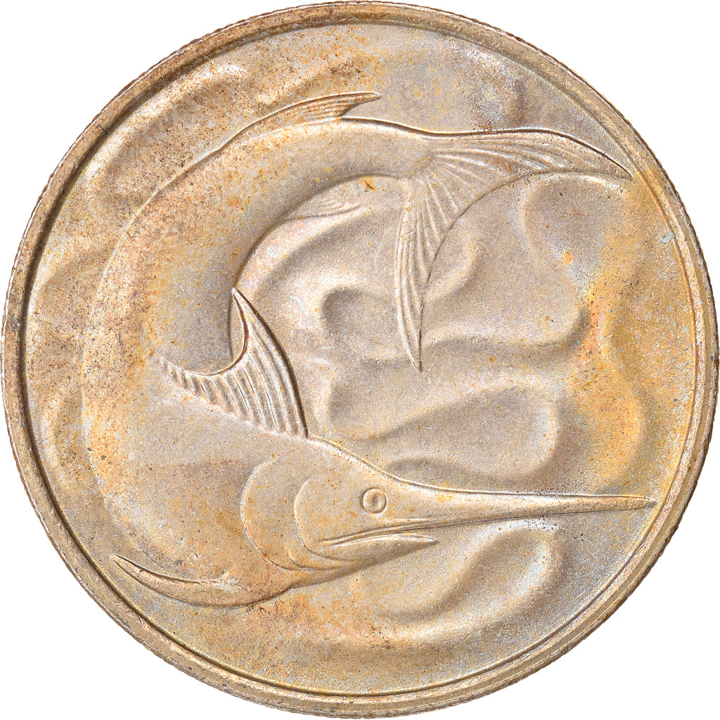 Moneta, Singapore, 20 Cents, 1976, Singapore Mint, SPL-, Rame-nichel, KM:4