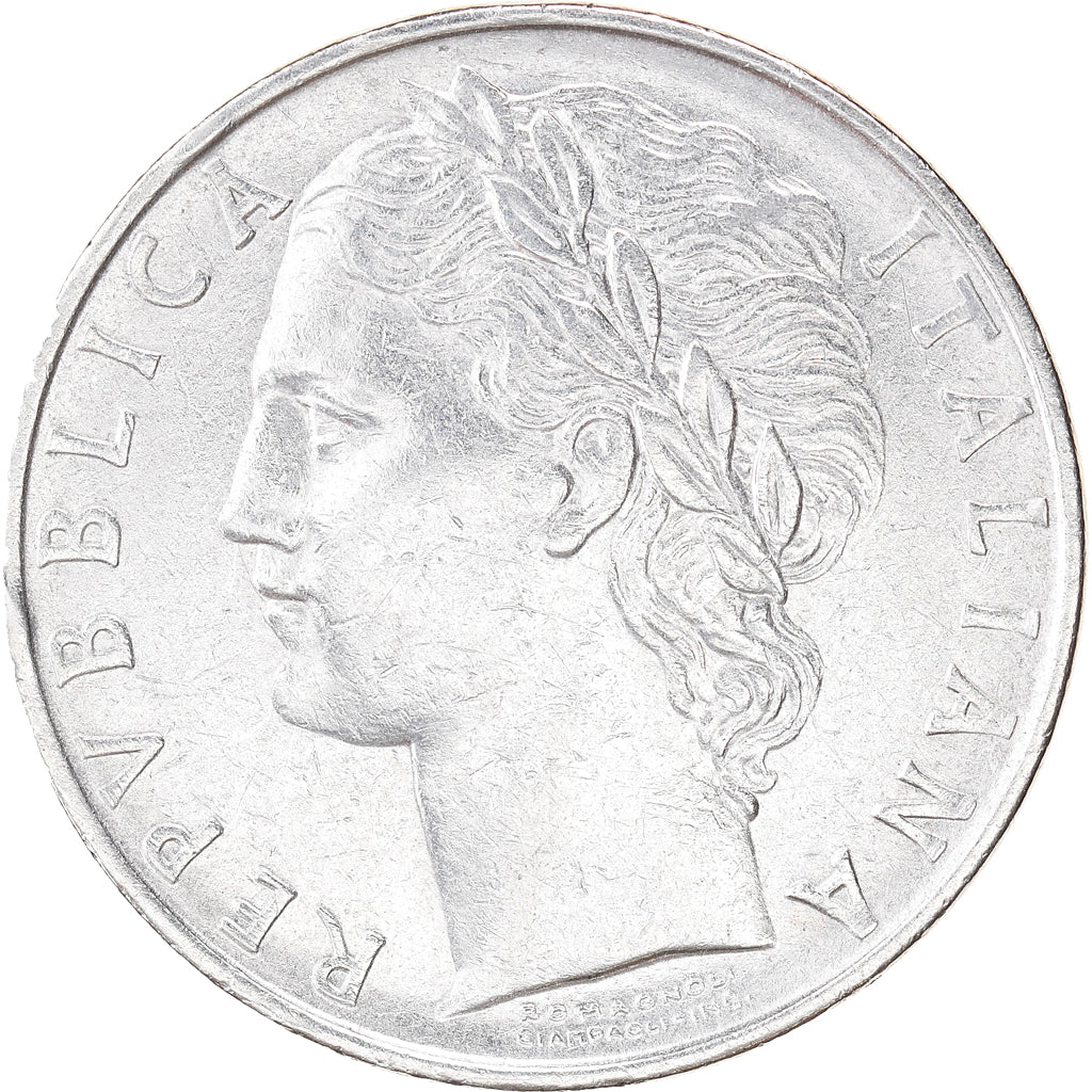 Moneta, Italia, 100 Lire, 1965, Rome, BB, Acciaio inossidabile, KM:96.1