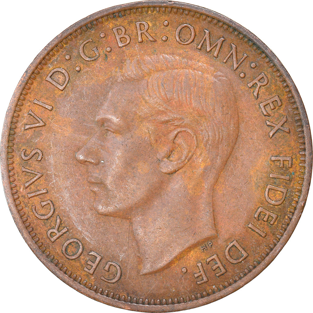 Coin, Australia, George VI, Penny, 1951, EF(40-45), Bronze, KM:43