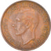 Coin, Australia, George VI, Penny, 1951, EF(40-45), Bronze, KM:43
