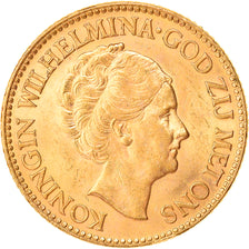 Munten, Nederland, Wilhelmina I, 10 Gulden, 1932, Utrecht, PR+, Goud, KM:162