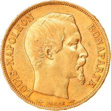 Munten, Frankrijk, Napoleon III, 20 Francs, 1852, Paris, ZF+, Goud, KM:774