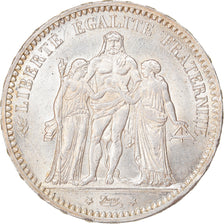 Coin, France, Hercule, 5 Francs, 1873, Paris, MS(63), Silver, KM:820.1