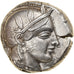 Moneta, Attyka, Athens, Tetradrachm, 454-404 BC, Athens, AU(55-58), Srebro