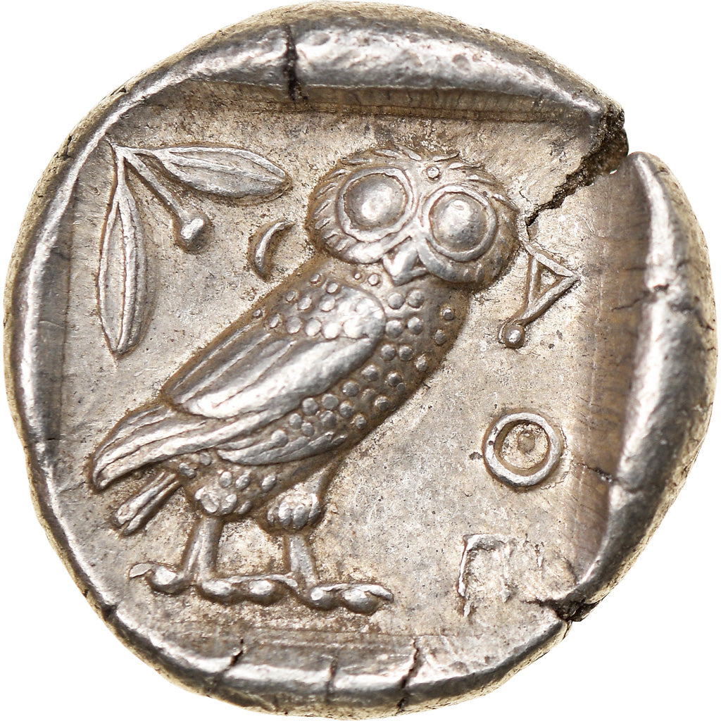 Coin, Attica, Athens, Tetradrachm, 454-404 BC, Athens, AU(55-58), Silver