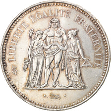 Moneta, Francia, Hercule, 50 Francs, 1978, Paris, SPL, Argento, KM:941.1