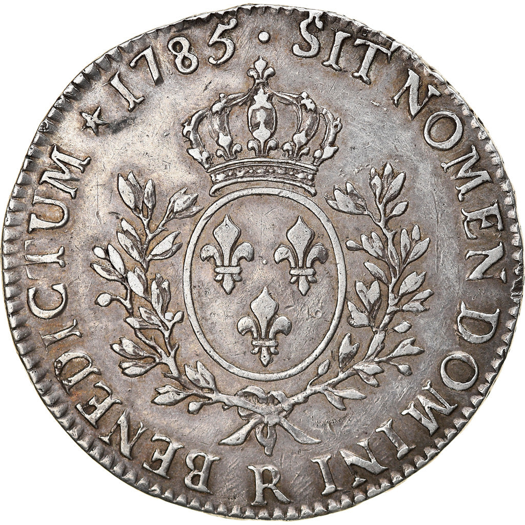 Coin, France, Louis XVI, Ecu aux branches d'olivier, 1785, Orléans, EF(40-45)