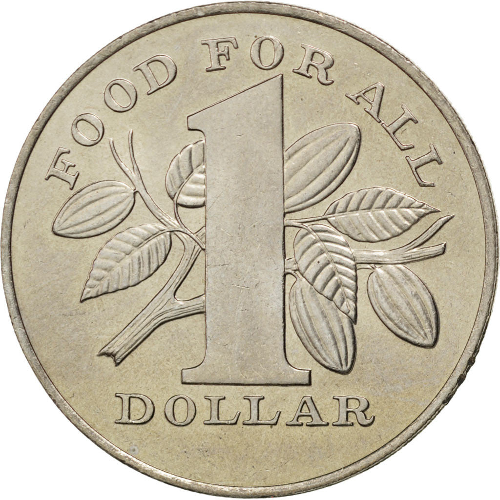 TRINIDAD & TOBAGO, Dollar, 1979, KM #38, MS(63), Copper-Nickel, 32, 12.73