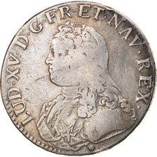 Munten, Frankrijk, Louis XV, Ecu aux branches d'olivier, 1738, Lyon, FR, Zilver