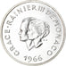 Moneta, Monaco, 10 Francs, 1966, 10th Wedding Anniversary, SPL, Argento, KM:M1