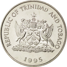 TRINIDAD & TOBAGO, Dollar, 1995, KM #61, MS(63), Copper-Nickel, 8.48