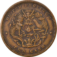 Munten, China, HUPEH PROVINCE, Kuang-hs, 10 Cash, 1902-05, Ching, ZF, Koper