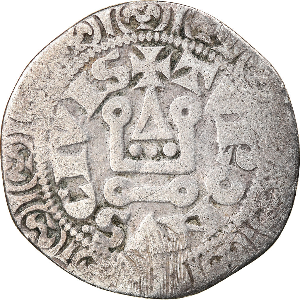 Moeda, França, Philip IV, Gros Tournois, VF(20-25), Prata, Duplessy:213