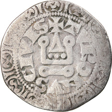 Moeda, França, Philip IV, Gros Tournois, VF(20-25), Prata, Duplessy:213