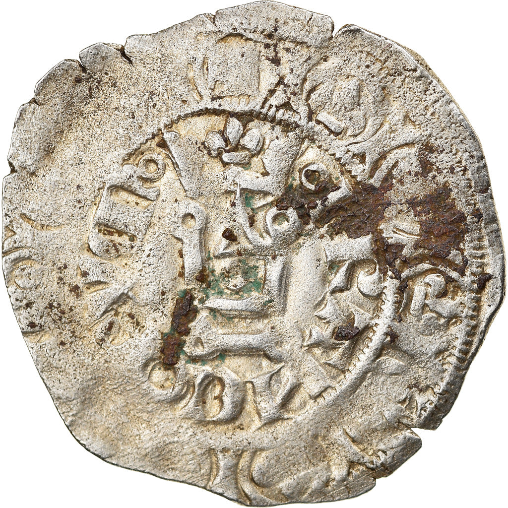 Coin, France, Philippe VI, Gros à la Couronne, VF(20-25), Silver, Duplessy:262C