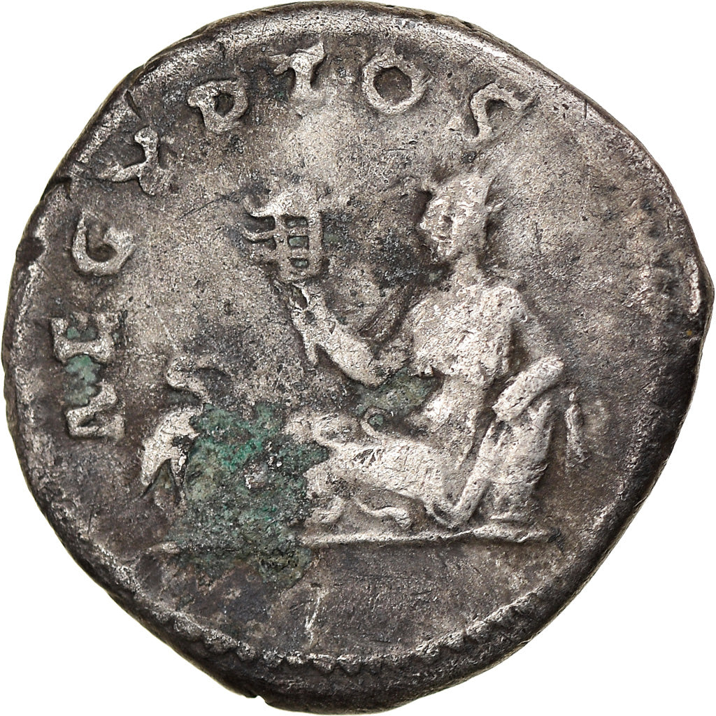 Moneta, Hadrian, Denarius, 130-133, Rome, MB+, Argento, RIC:297a