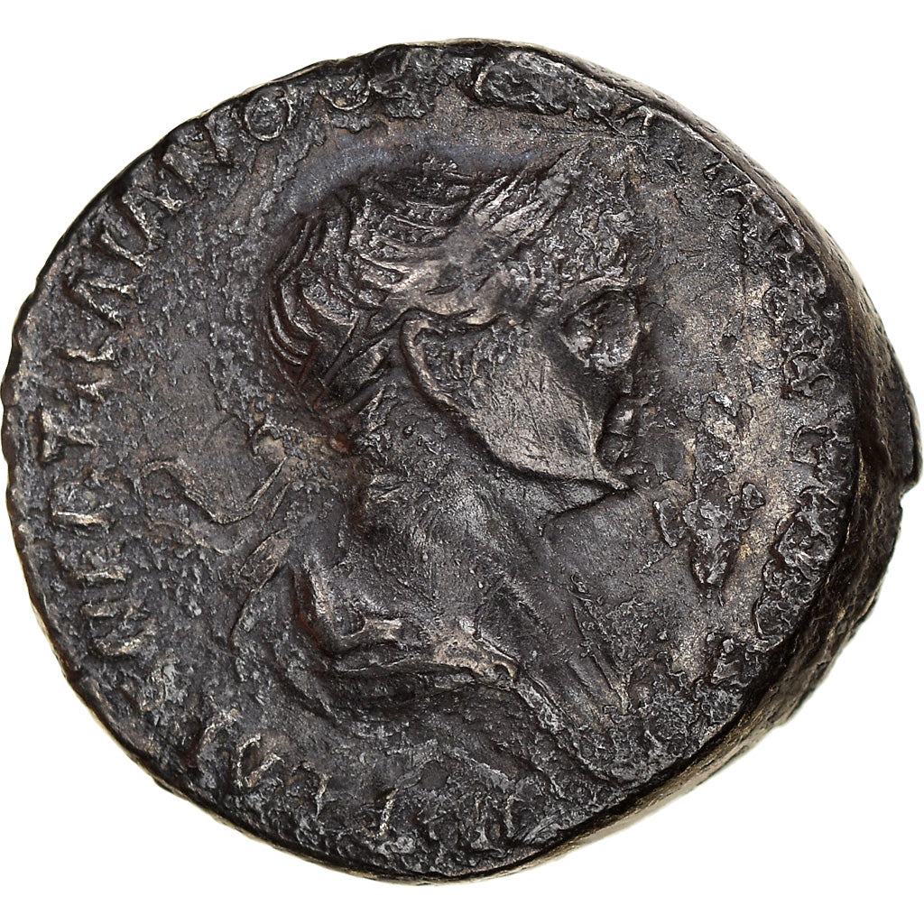 Coin, Trajan, Denarius, 114-116, Rome, VF(20-25), Silver, RIC:318