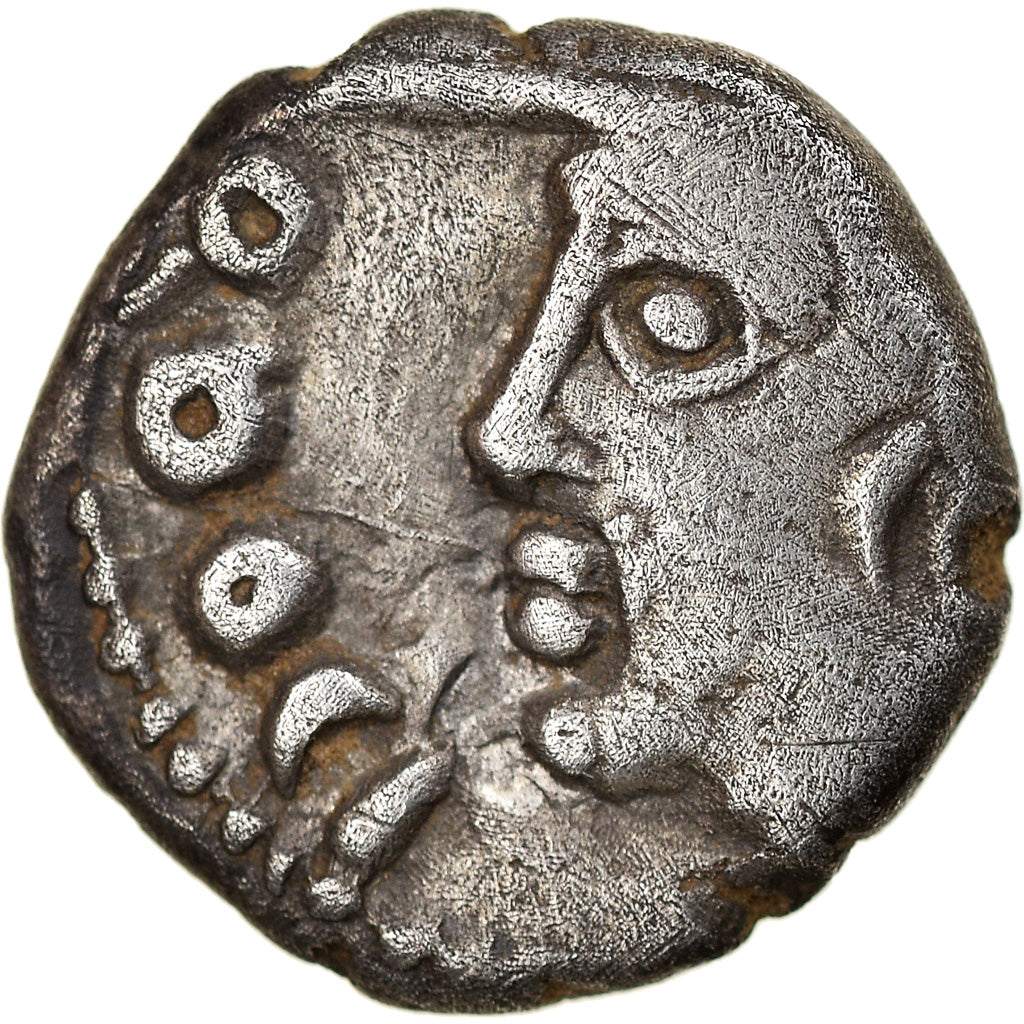 Coin, Sequani, Quinarius or Denarius Q.DOCI, EF(40-45), Silver, Delestrée:3245