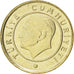 Coin, Turkey, 10 Kurus, 2009, MS(63), Brass, KM:1241