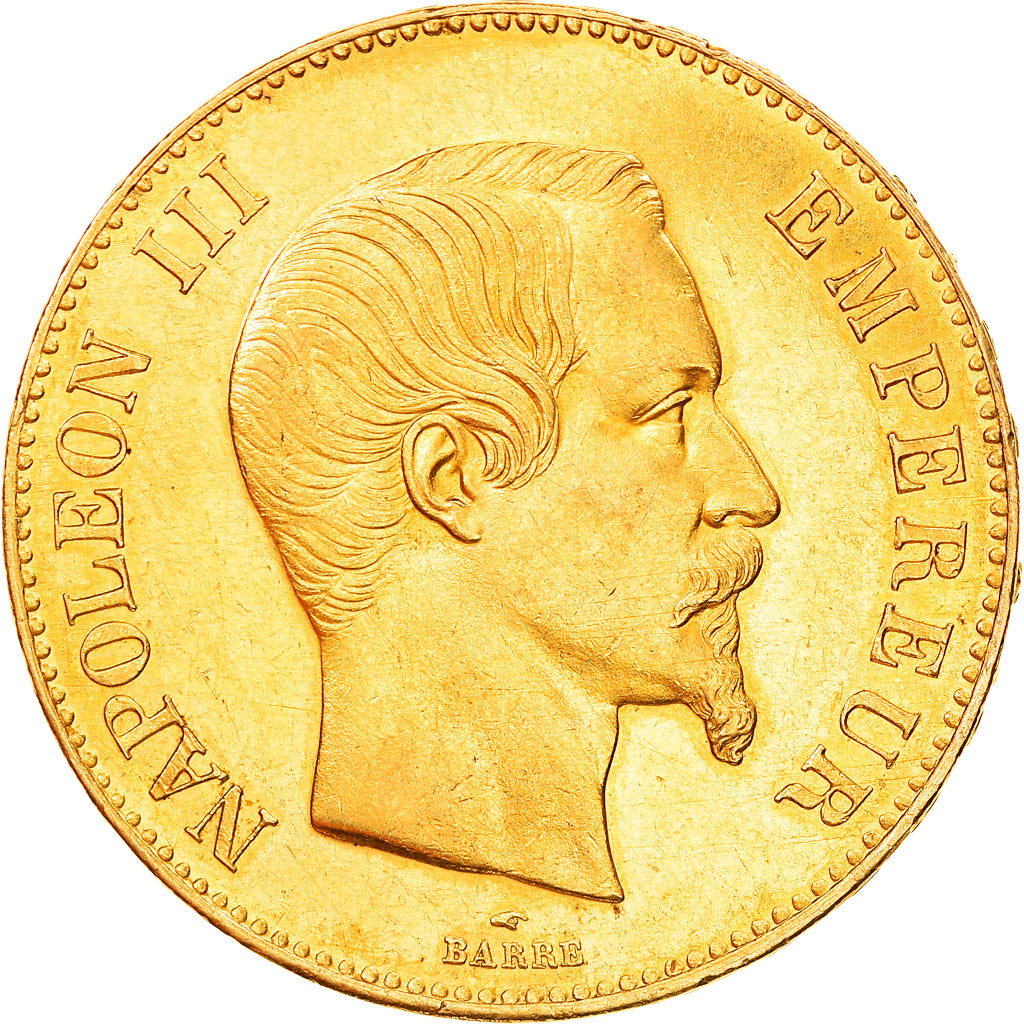 Monnaie, France, Napoleon III, 100 Francs, 1858, Paris, SUP, Or, Gadoury:1135
