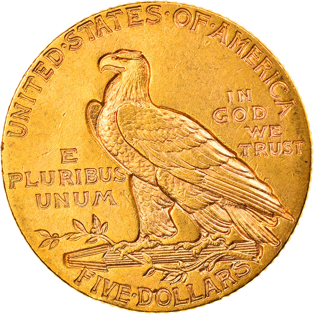 Münze, Vereinigte Staaten, Indian Head, $5, Half Eagle, 1909, Philadelphia
