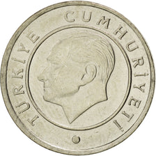 Coin, Turkey, 25 Kurus, 2009, MS(63), Copper-nickel, KM:1242