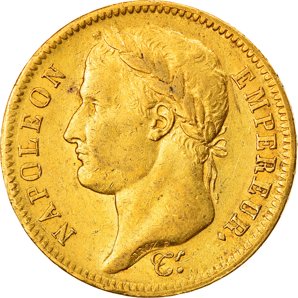 Monnaie, France, Napoléon I, 40 Francs, 1812, Paris, TTB, Or, Gadoury:1084