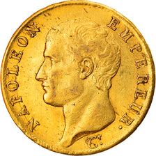Moneda, Francia, Napoléon I, 40 Francs, 1806, Paris, MBC, Oro, KM:675.1