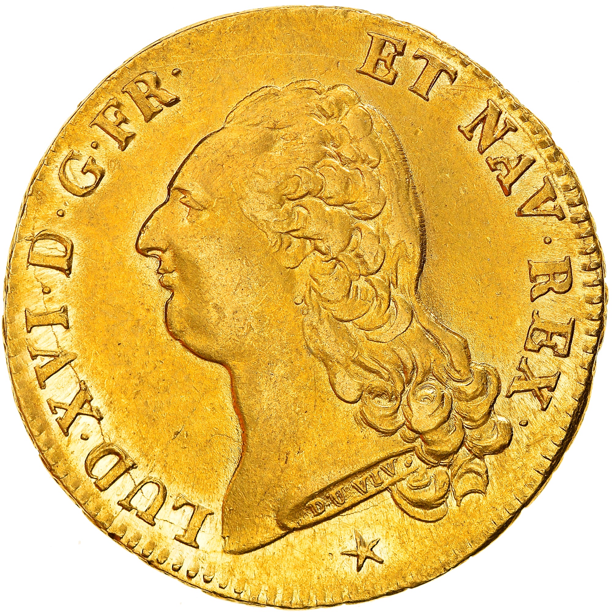 Coin, France, Louis XVI, Double Louis d'or, 1786, Lille, AU(55-58), Gold