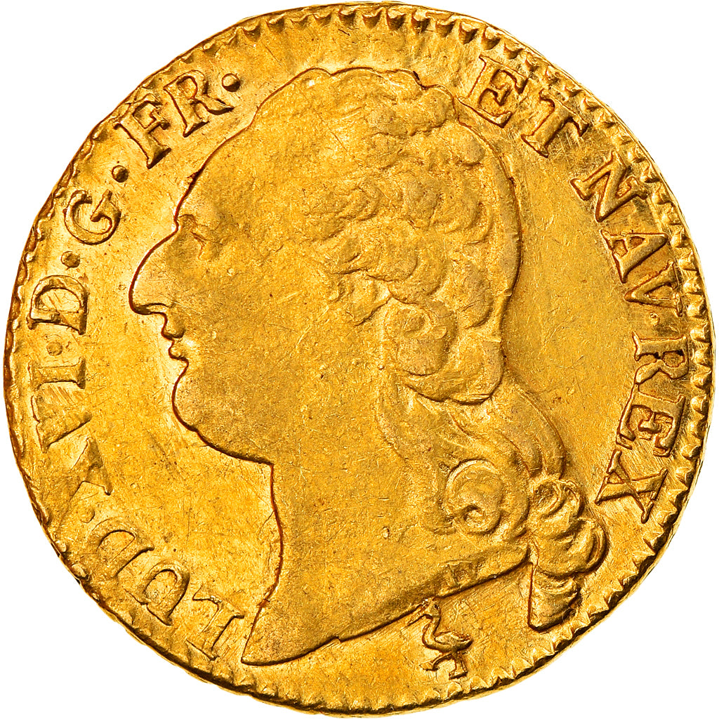 Coin, France, Louis XVI, Louis d'or à la tête nue, 1786, Paris, AU(50-53)