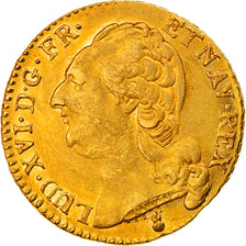 Moneta, Francja, Louis XVI, Louis d'or à la tête nue, 1786, Metz, AU(50-53)