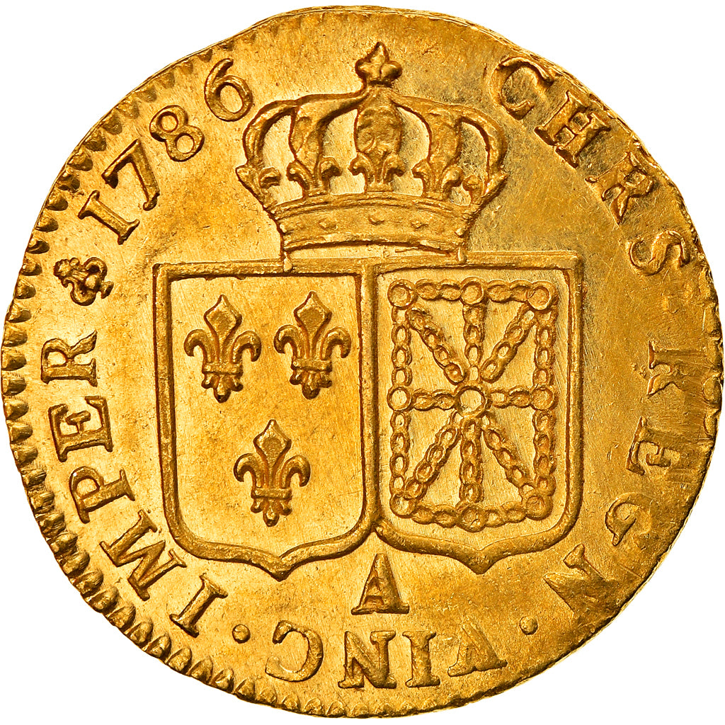 Moneta, Francia, Louis XVI, Louis d'or à la tête nue, 1786, Paris, SPL, Oro