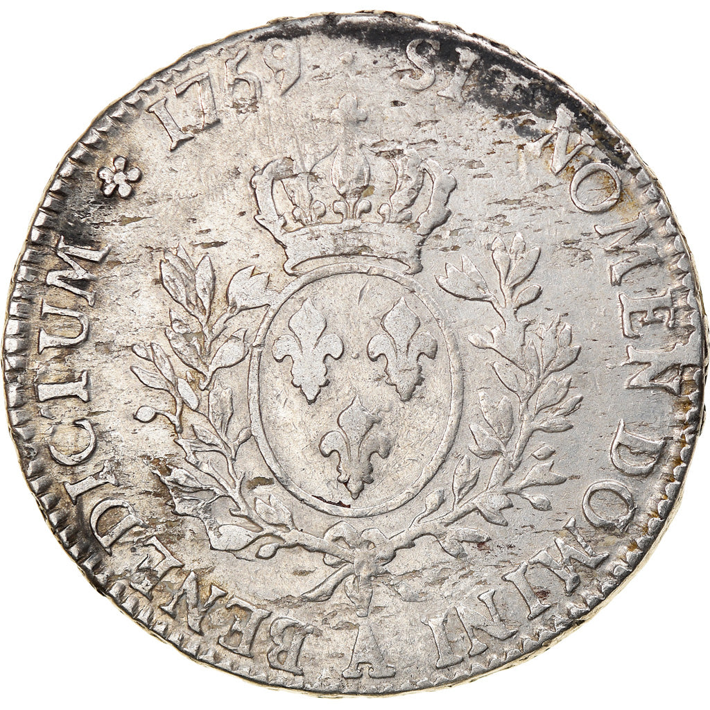 Münze, Frankreich, Louis XV, Écu au bandeau, Écu au bandeau, 1759/8, Paris